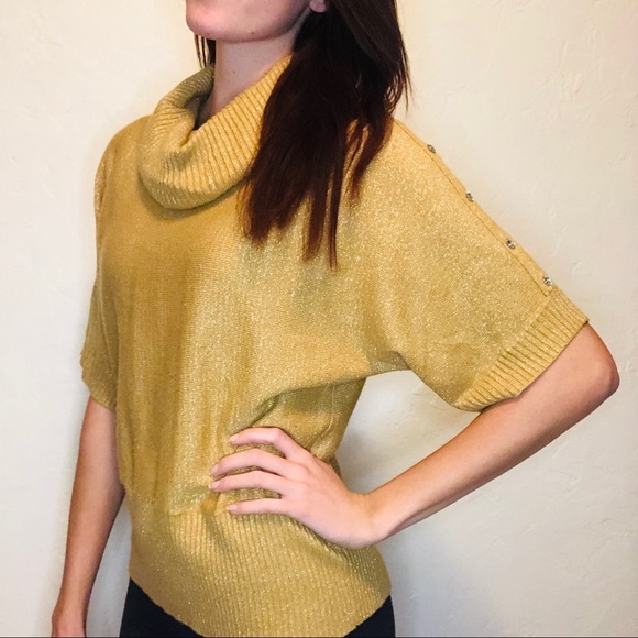 Evan-Picone Cowlneck Sweater with Gems - Picture 2 of 9